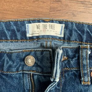 Free People High Rise Mom Jean